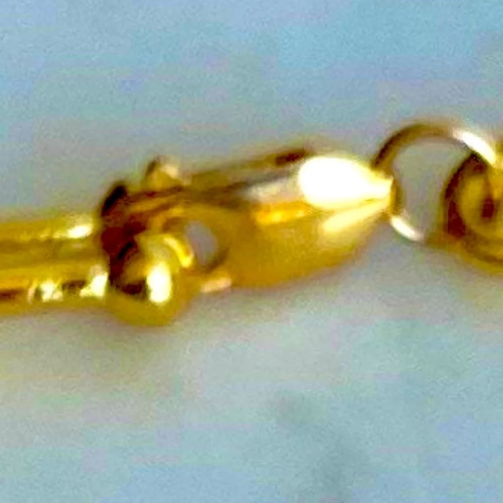 18KGF Gold U Link Necklace - Picture 5 of 5